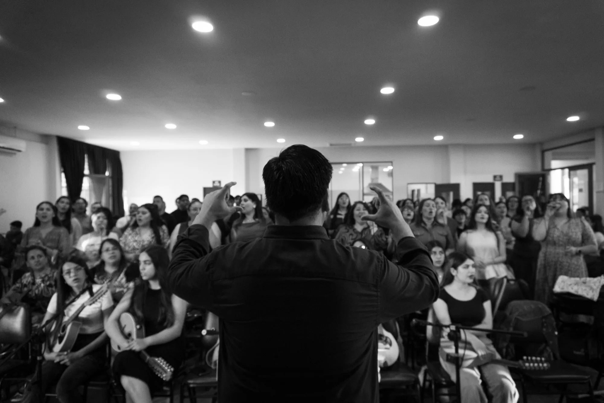 Ensayo del Coro Nacional IUMP