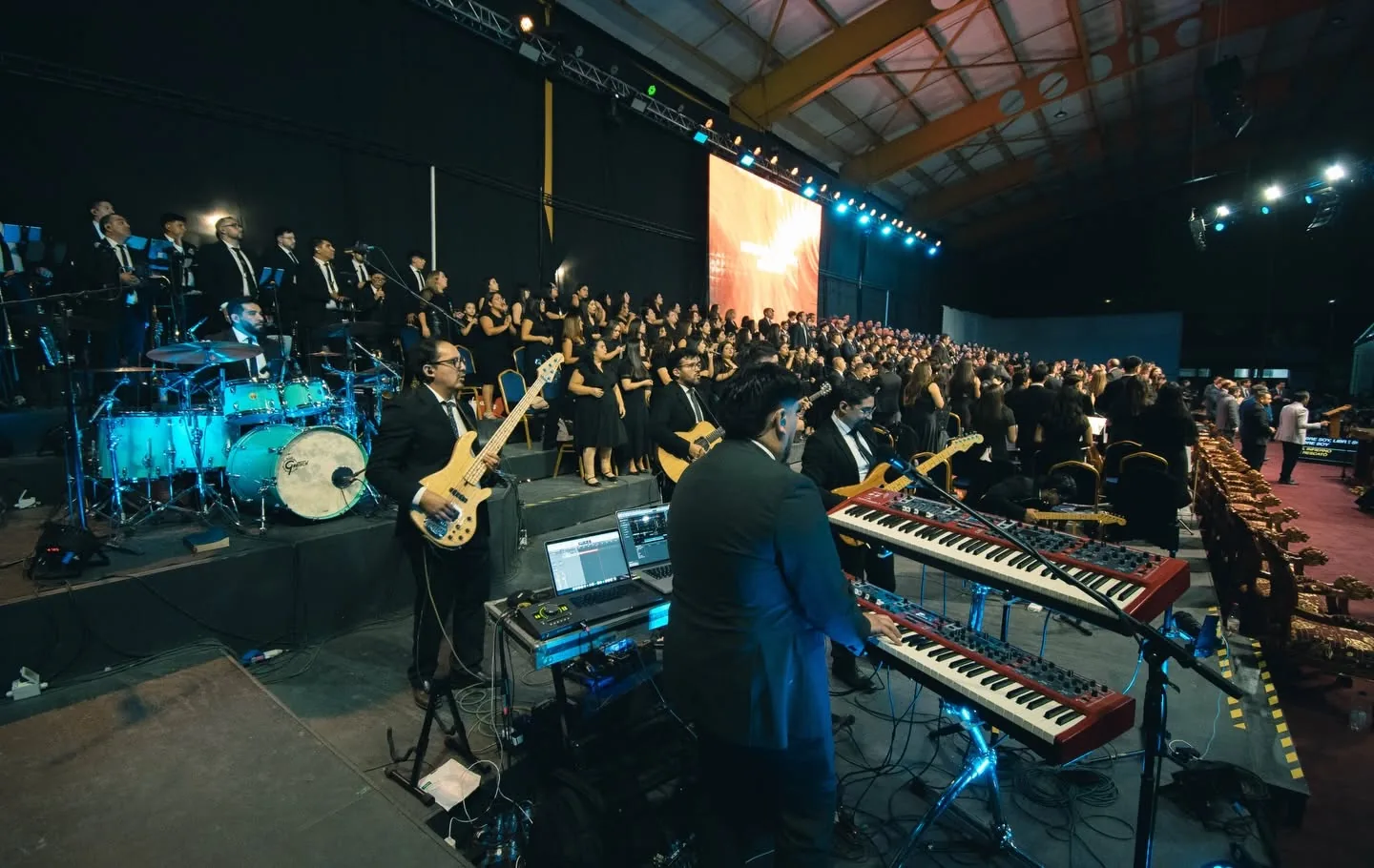 El Coro Nacional IUMP durante un concierto